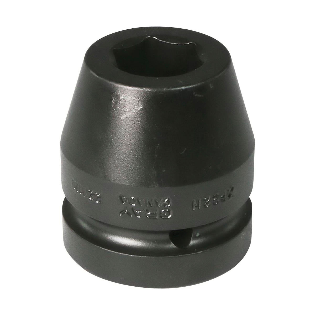 Gray Tools XP22H Standard Impact Socket, Style 1, Metric, 1 in Square Drive, 22 mm Hex Socket, 6 Points