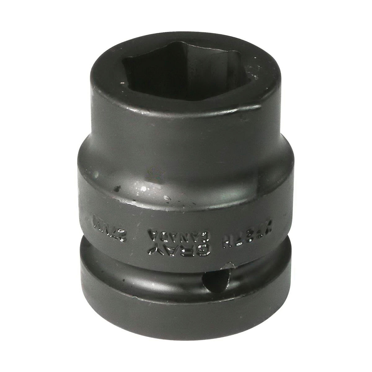 Gray Tools XP27H Standard Impact Socket, Style 1, Metric, 1 in Square Drive, 27 mm Hex Socket, 6 Points