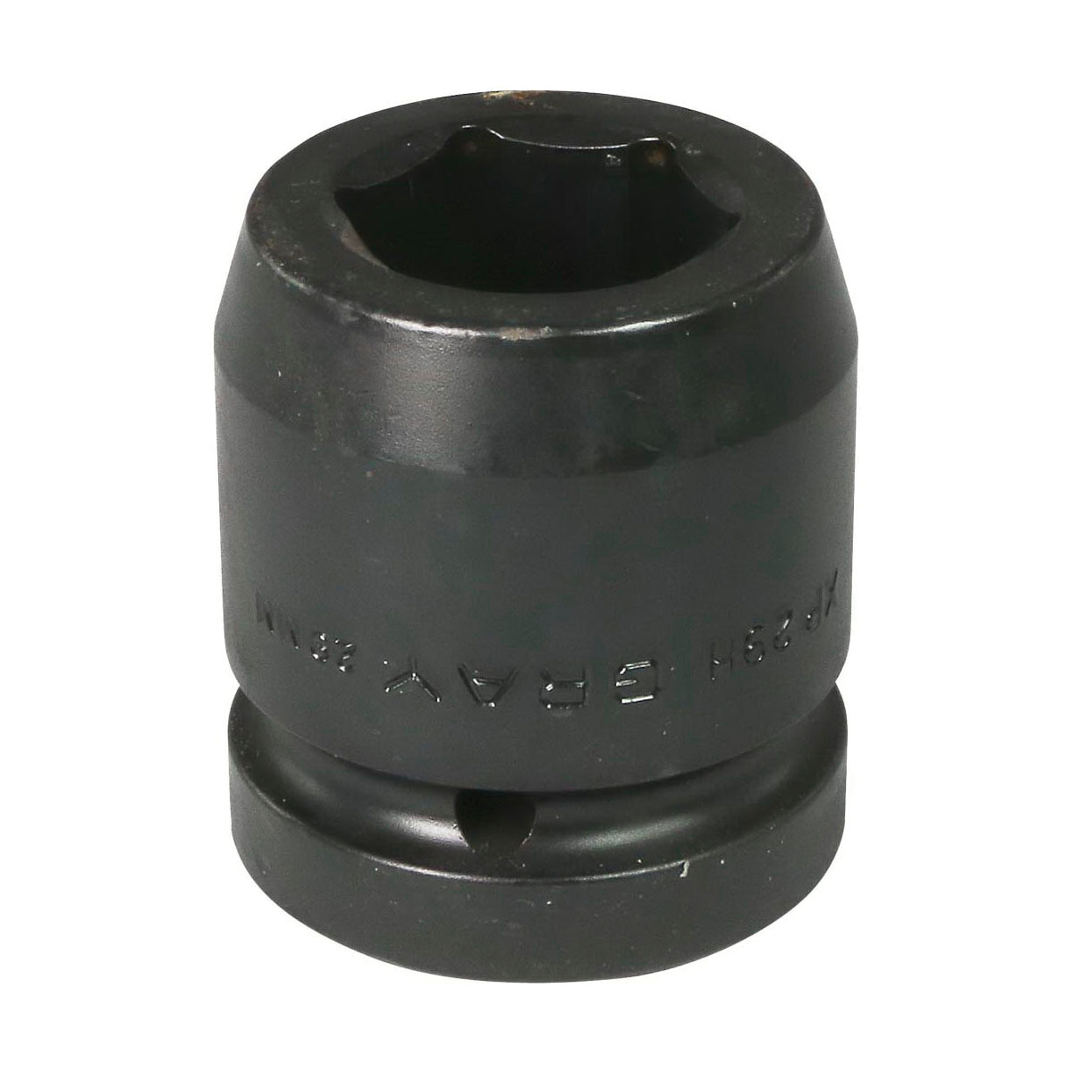 Gray Tools XP29H Standard Impact Socket, Style 1, Metric, 1 in Square Drive, 29 mm Hex Socket, 6 Points