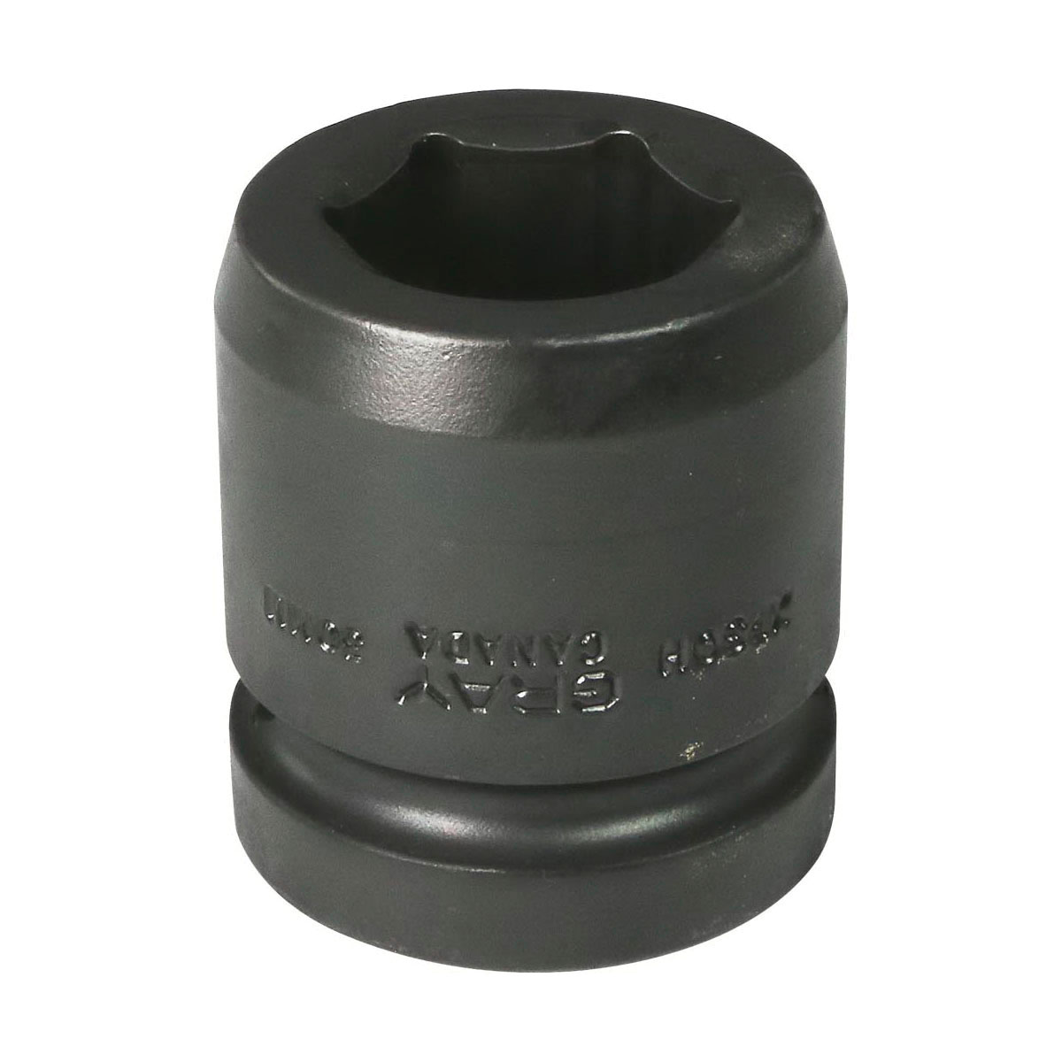 Gray Tools XP30H Standard Impact Socket, Style 1, Metric, 1 in Square Drive, 30 mm Hex Socket, 6 Points