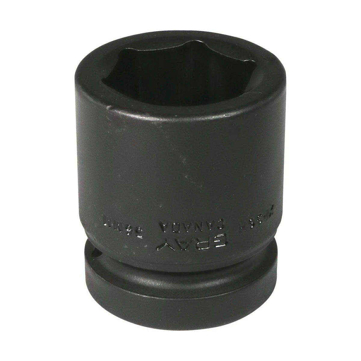 Gray Tools XP36H Standard Impact Socket, Style 3, Metric, 1 in Square Drive, 36 mm Hex Socket, 6 Points