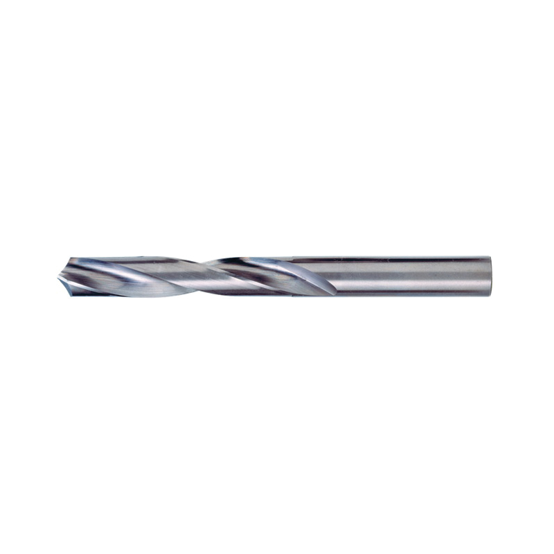 Bassett B53666 DR Series General Purpose Jobber Length Drill Bit, E Drill - Letter, 0.25 in Drill - Decimal Inch, 118 deg Point, Solid Carbide, Bright