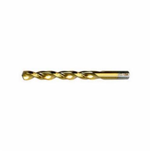 Cle-Line® C18634 1872-TN Heavy Duty Jobber Length Drill Bit, 1/8 in Drill - Fraction, 0.125 in Drill - Decimal Inch, 135 deg Point, HSS, TiN Coated