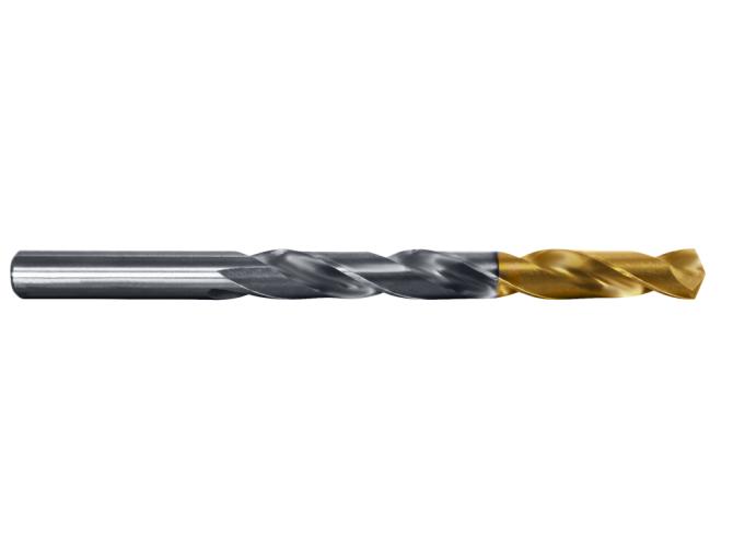 Cle-Line® C66005 1501-TT Heavy Duty Jobber Length Drill, 1/8 in Drill - Fraction, 0.125 in Drill - Decimal Inch, 135 deg Point Angle, HSS-Co, TiN Coated Tip