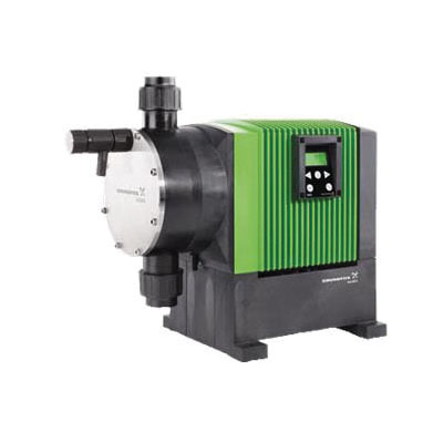 Grundfos 96529114 DME Digital Dosing Pump, 99.06 gph Flow Rate, 1-1/4 in FNPT Inlet x 1-1/4 in FNPT Outlet, 100 to 240 VAC, 1 ph, 19.7 ft Max Suction Lift