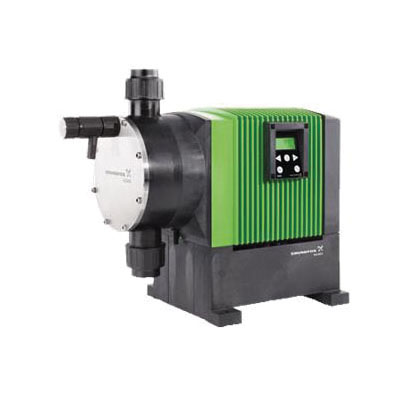Grundfos 96529124 DME Digital Dosing Pump, 99.06 gph Flow Rate, 1-1/4 in FNPT Inlet x 1-1/4 in FNPT Outlet, 100 to 240 VAC, 1 ph, 19.7 ft Max Suction Lift