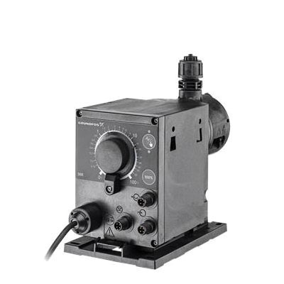 Grundfos 97721059 SMART Digital S DDE Intelligent Dosing Pump, 1.585 gph Flow Rate, 3/8 in ID x 1/2 in OD Hose Inlet x 3/8 in ID x 1/2 in OD Hose Outlet, 100 to 240 VAC, 1 ph, 19.7 ft Max Suction Lift