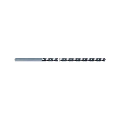 Guhring 9006190030000 619 Type GT100 Long Length Drill, 3 mm Drill - Metric, 0.1181 in Drill - Decimal Inch, 190 mm OAL, HSCO, Bright