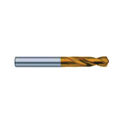 Guhring 9006530005000 653 Type N General Purpose Short Length Drill, 0.5 mm Drill - Metric, 0.0197 in Drill - Decimal Inch, HSS, TiN Coated