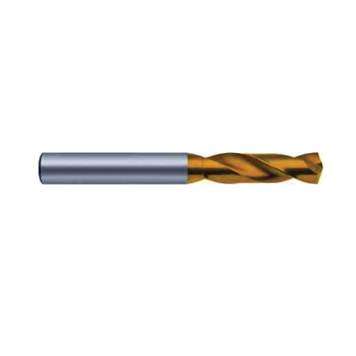 Guhring 9017020066000 1702 High Performance High Penetration Short Length Drill Bit, 6.6 mm Drill - Metric, 0.2598 in Drill - Decimal Inch, Carbide, TiN Coated