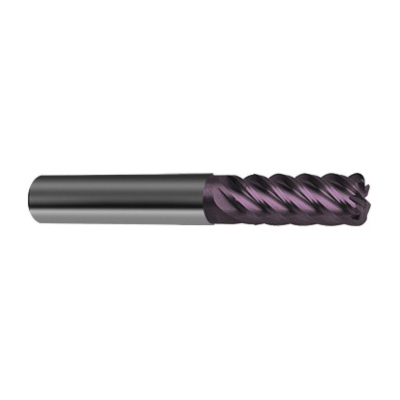 Guhring 9030910063520 3091 Finish-Tech GH100 U Center Cutting General Purpose Standard Length Finishing End Mill, 1/4 in Dia Cutter, 3/4 in Length of Cut, 6 Flutes, 1/4 in Dia Shank, 2-1/2 in OAL, FIREX® Coated