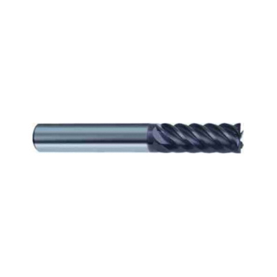Guhring 9036890050000 3689 Finish-Tech GH100 U Center Cutting General Purpose Standard Length Finishing End Mill, 5 mm Dia Cutter, 13 mm Length of Cut, 6 Flutes, 6 mm Dia Shank, 57 mm OAL, FIREX® Coated