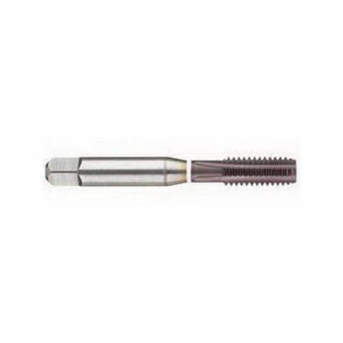 Guhring 9039370048260 Form C Straight Flute Tap With White Ring, Right Hand Cutting, #10-24 Thread, H3/H4 Thread Limit, Semi-Bottoming Chamfer, 4 Flutes, FIREX® Coated, HSS-E
