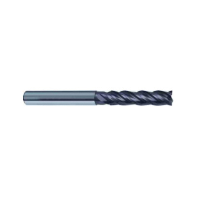 Guhring 9042530127000 4253 RF100 U Center Cutting High Performance XL Long Length Corner Chamfer End Mill, 1/2 in Dia Cutter, 3-1/2 in Length of Cut, 4 Flutes, 1/2 in Dia Shank, 6 in OAL, FIREX® Coated