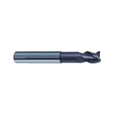 Guhring 9042540047600 4254 RF100 U Center Cutting High Performance Standard Length Corner Chamfer End Mill, 3/16 in Dia Cutter, 5/8 in Length of Cut, 3 Flutes, 3/16 in Dia Shank, 2 in OAL, FIREX® Coated