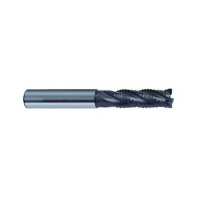 Guhring 9042560063500 4256 RF100 U/HF Center Cutting High Performance Long Length Roughing End Mill, 1/4 in Dia Cutter, 1-1/4 in Length of Cut, 4 Flutes, 1/4 in Dia Shank, 3-1/4 in OAL, FIREX® Coated