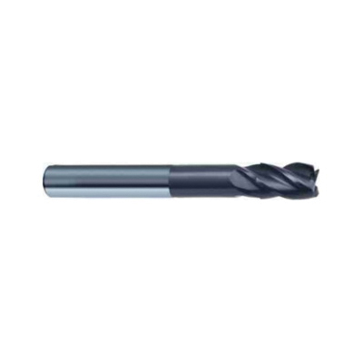 Guhring 9042600047600 4260 RF100 VA Center Cutting High Performance Long Length Corner Chamfer End Mill, 3/16 in Dia Cutter, 5/8 in Length of Cut, 4 Flutes, 3/16 in Dia Shank, 2-1/2 in OAL, Nano-A® Coated