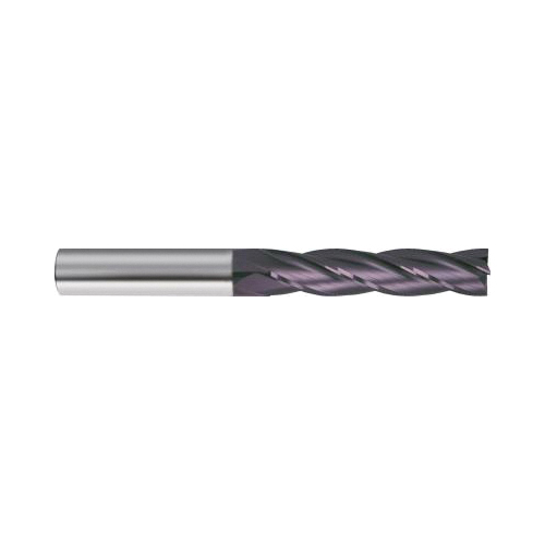 Guhring 9199570031700 SelectMill 19957 Type N Center Cutting General Purpose Long Length Universal Corner Chamfer End Mill, 1/8 in Dia Cutter, 3/4 in Length of Cut, 4 Flutes, 1/8 in Dia Shank, 2-1/4 in OAL