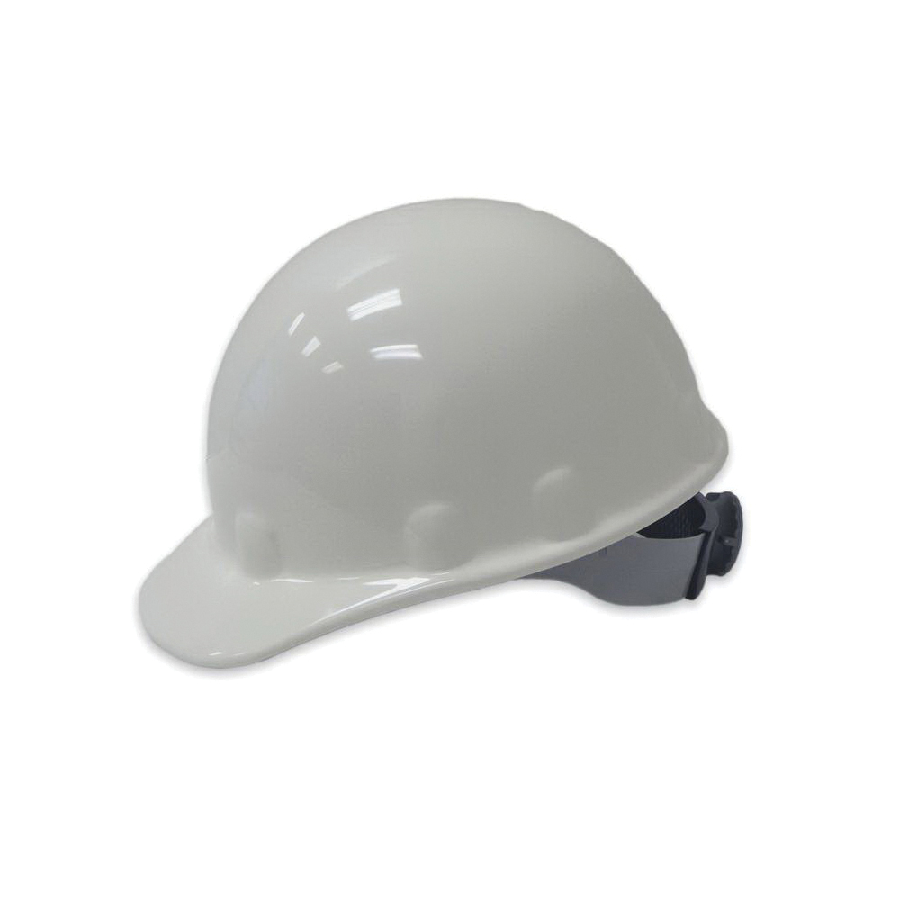 Fibre-Metal® by Honeywell E2SW01A000 E2 Cap Style Hard Hat, 6-1/2 Fits Mini Hat, 8 Fits Max Hat, Thermoplastic, 8-Point SwingStrap™ Suspension, ANSI Electrical Class Rating: Class C, E and G, ANSI Impact Rating: Type I, Ratchet Adjustment
