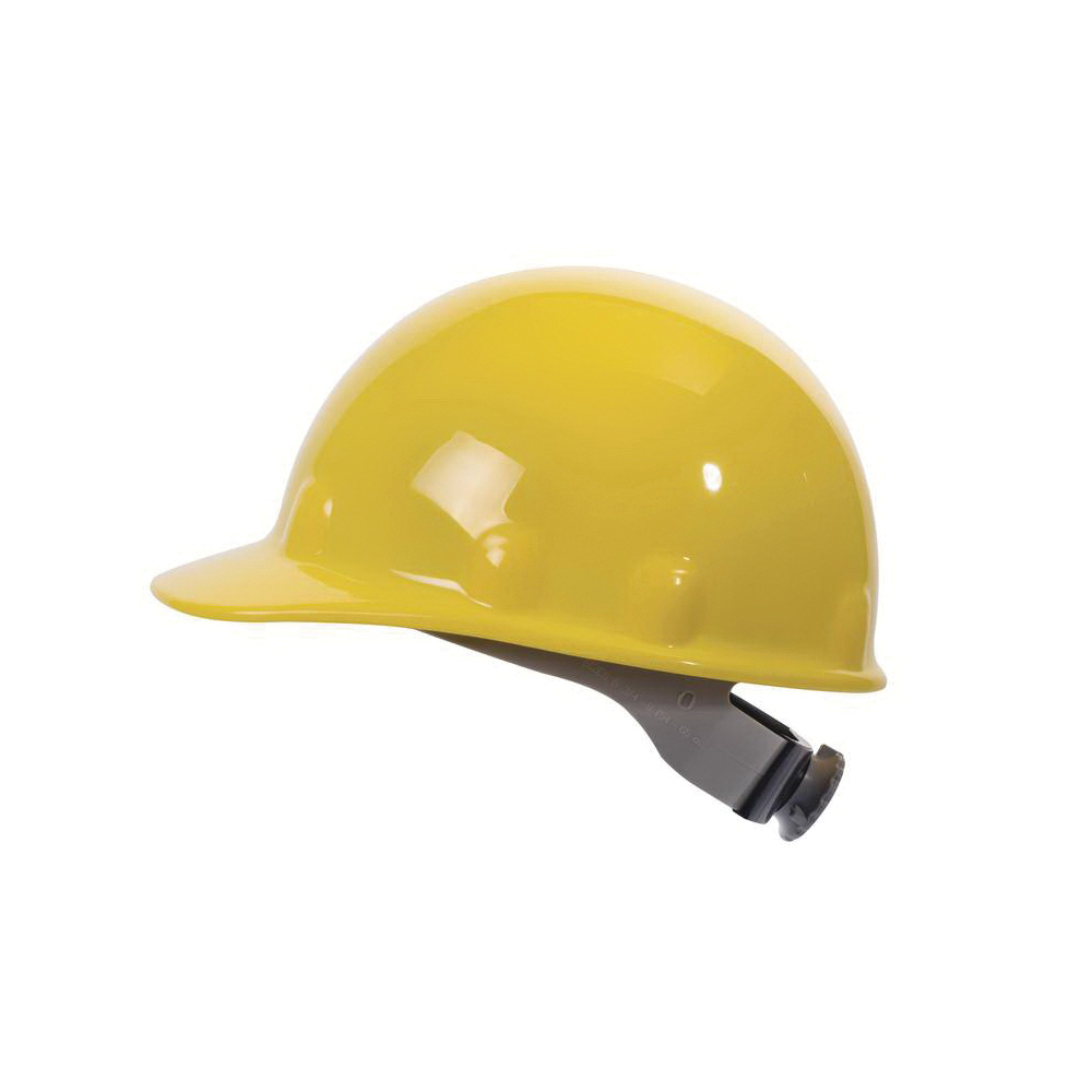 Fibre-Metal® by Honeywell E2RW02A000 E2 Cap Style Hard Hat, 6-1/2 Fits Mini Hat, 8 Fits Max Hat, Thermoplastic, 8-Point Suspension, ANSI Electrical Class Rating: Class C, E and G, ANSI Impact Rating: Type I, Custom Graphics, Ratchet Adjustment