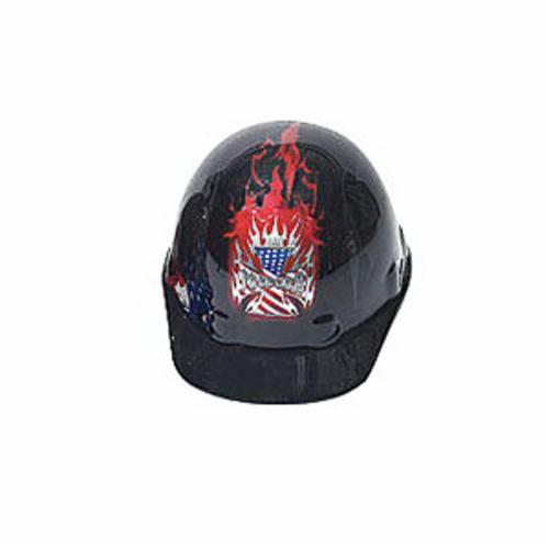 Fibre-Metal® by Honeywell E2RW00A007 Cap Style Hard Hat With 3Rw2 Ratchet Headband, 6-1/2 Fits Mini Hat, 8 Fits Max Hat, Thermoplastic, 8-Point Suspension, ANSI Electrical Class Rating: Class C, E and G, ANSI Impact Rating: Type I, Ratchet Adjustment