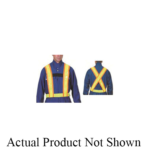 Honeywell North-Brite™ TV25CSA/2XL Traffic Sash Belt, 2XL, Yellow/Orange, Nylon