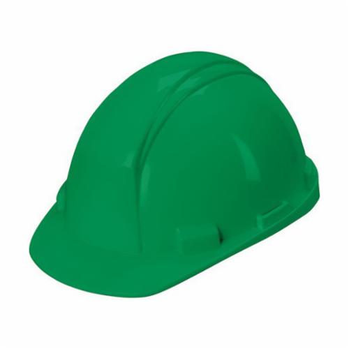 North® by Honeywell A89040000 Matterhorn Front Brim Hard Hat, 6-1/2 Fits Mini Hat, 8 Fits Max Hat, HDPE, 4-Point Nylon Suspension, ANSI Electrical Class Rating: Class E, ANSI Impact Rating: Type II, Quick-Fit Adjustment