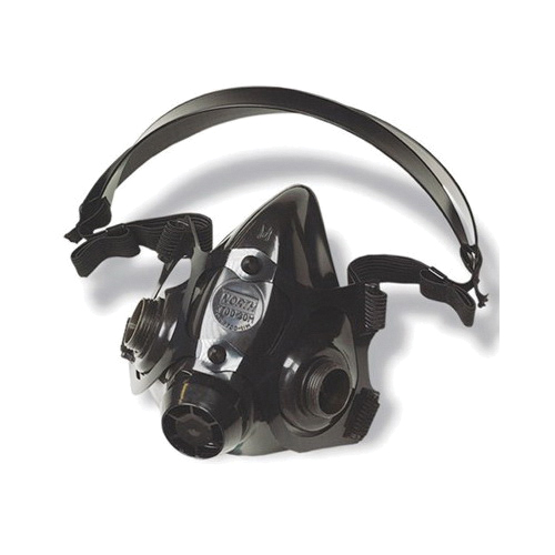 North® by Honeywell 770030L Half Mask Respirator, L, Yolk/Cradle Suspension, Threaded Connection
