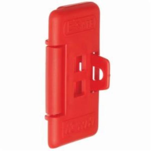 North® by Honeywell ES01 E-Safe® Electrical Wall Switch Lockout, For Use With Wall Switches, 1 Padlocks, Polyamide, Red