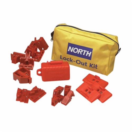 North® by Honeywell LK112F Electrical Portable Breaker Lockout Pouch, Pouch Case, Nylon, For Use With Electrical Lockout