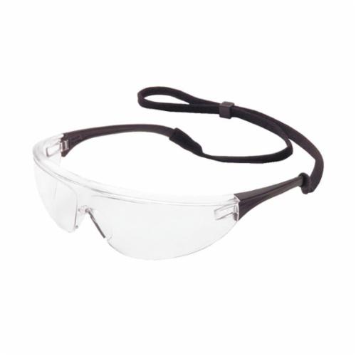Sperian® by Honeywell 11150750 Millennia Sport™ Lightweight Safety Eyewear, Anti-Scratch, Clear Lens, Wrap Around Frame, Black, Nylon Frame, Polycarbonate Lens, ANSI Z87.1-2010, CSA Z94.3