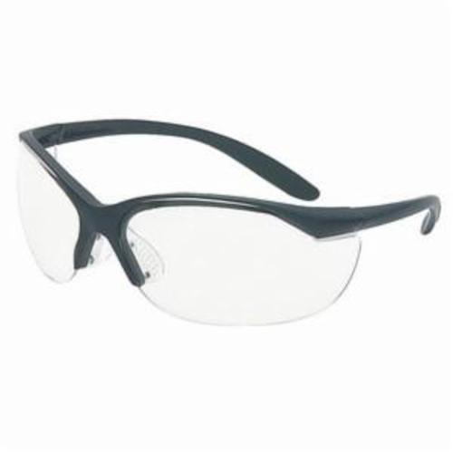 Sperian® by Honeywell 11150910 Vapor® II Dual Lens Safety Eyewear, Anti-Scratch, Clear Lens, Wrap Around Frame, Black, Nylon Frame, Polycarbonate Lens, ANSI Z87.1-2010, CSA Z94.3