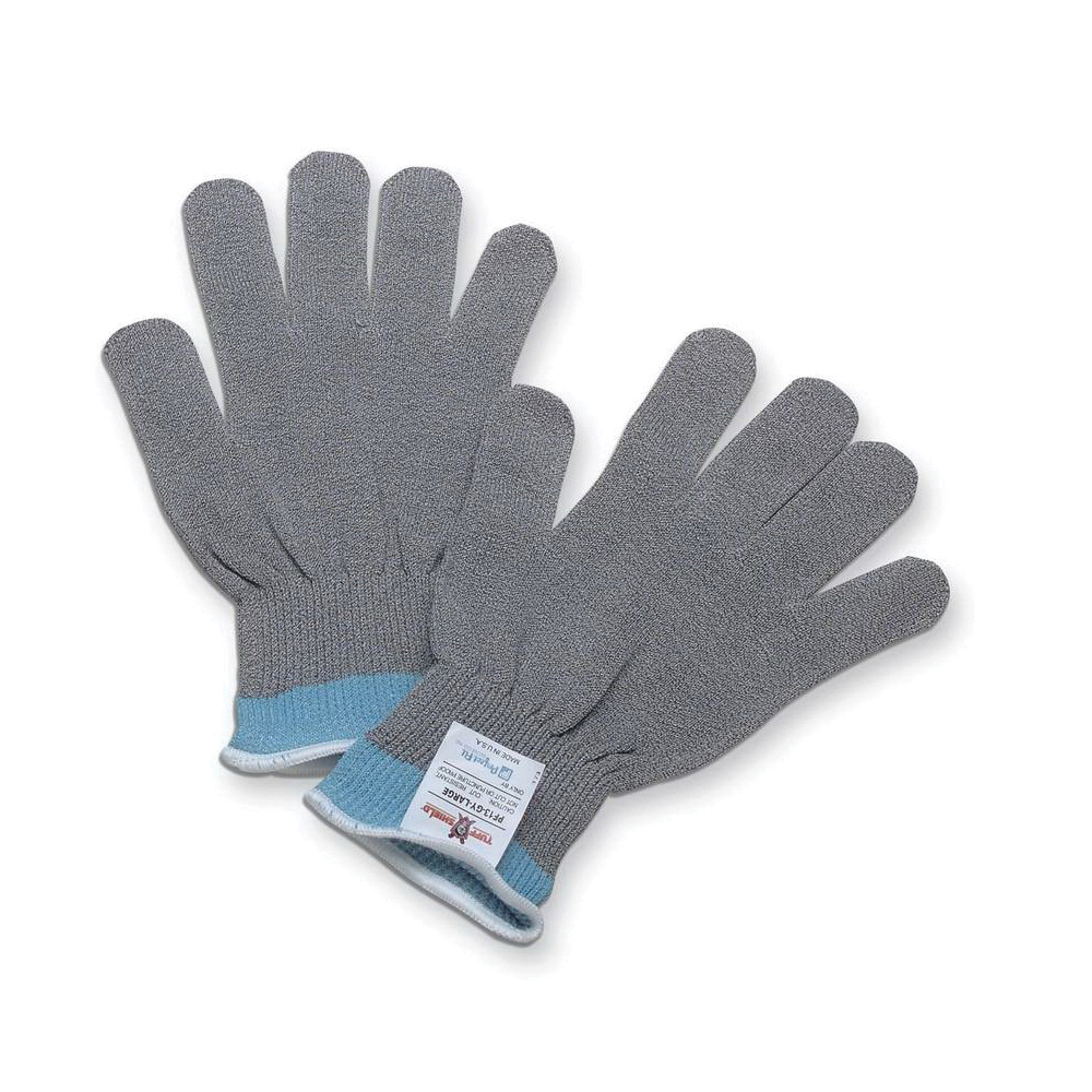 Sperian® by Honeywell PF13-GY-L-SS Perfect-Fit® Lightweight Cut Resistant Gloves, L, Uncoated Coating, 13-Cut Spectra® Fiber/Stainless Steel, Knit Wrist Cuff, Resists: Abrasion, Cut and Puncture, ANSI Cut-Resistance Level: A6