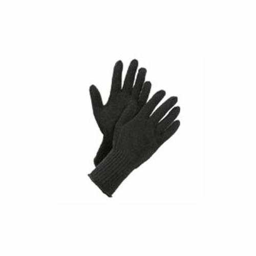 Sperian® by Honeywell WK18ATC Men's General Purpose Gloves, Knit, 7 ga Cotton/Polyester, Black, Long Cuff, Resists: Thermal, Seamless Knit Lining