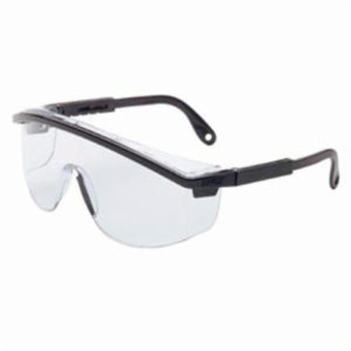 Uvex® by Honeywell S1299 Astrospec® 3000 Lightweight Safety Eyewear, Ultra-Dura® Hard Coat, Clear Lens, Wrap Around Frame, Blue, Nylon Frame, Polycarbonate Lens, ANSI Z87.1-1989, ANSI Z87.1-2003, CSA Z94.3, CA 18828, Military V0
