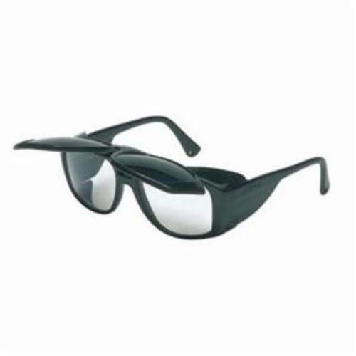 Uvex® by Honeywell S214 Horizon™ Flip-Up Safety Glasses With Side Shields, Anti-Scratch, Cobalt Blue Lens, Black, PVC Frame, Polycarbonate Lens, ANSI Z87.1-1989/Z87.1-2010, CA 18