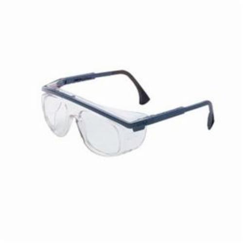Uvex® by Honeywell S2572 Astro Rx® 3003 Safety Eyewear, Anti-Scratch, Clear Lens, Blue/Patriot® Red/White, Nylon Frame, Polycarbonate Lens, ANSI Z87+, ANSI Z.87.1/1989, CA 25,322, ANSI Z87.1/1989, CA 25,322