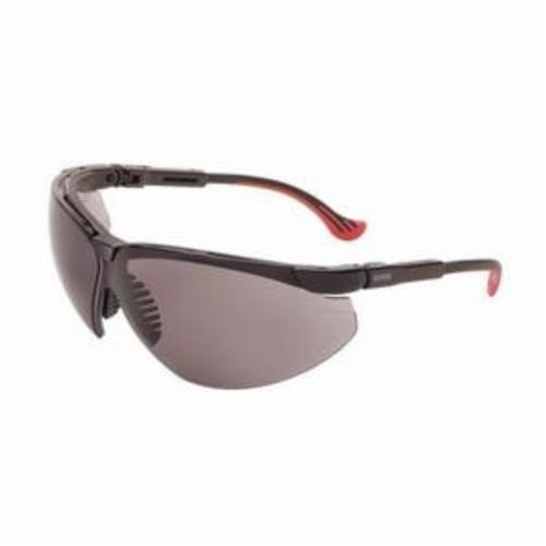 Uvex® by Honeywell S3301 Genesis XC™ Safety Eyewear, Ultra-Dura® Hard Coat, Gray Lens, Wrap Around Frame, Black, Polycarbonate Frame, ANSI Z87+, ANSI.Z87.1-1989, CSA Z94.3, CA 18819, Military V0