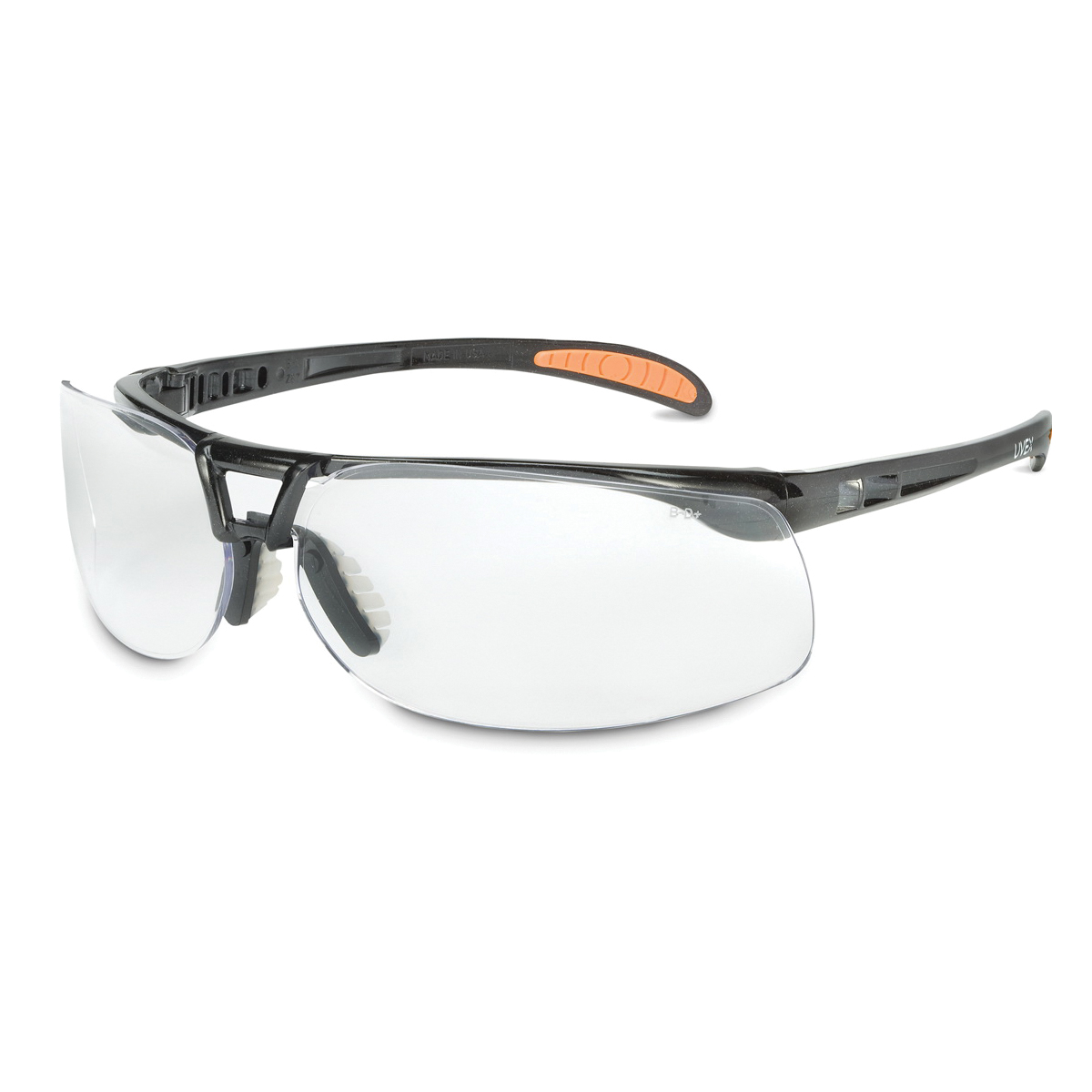 Uvex® by Honeywell S4201HS Protege® Ultra Lightweight Safety Eyewear, HydroShield™ Anti-Fog, Gray Lens, Frameless Frame, Metallic Black, Polycarbonate Frame, ANSI Z87.1, CSA Z94.1, MIL-PRF-31013, CLAUSE 3.5.1.1
