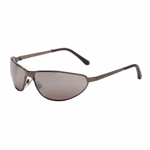 Uvex® by Honeywell S2453 Tomcat Lightweight Safety Eyewear, Anti-Scratch, Silver Mirror Lens, Gunmetal, Polycarbonate Lens, ANSI Z87+, ANSI Z.87.1/1989, CA 25,322, ANSI Z87.1/1989, CA 25,322