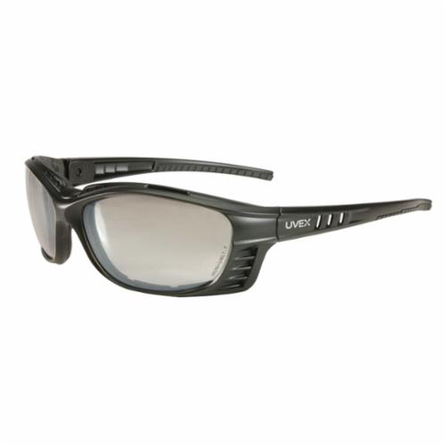 Uvex® by Honeywell S2604XP Livewire™ General Purpose Sealed Eyewear, Uvextreme Plus® Anti-Fog, SCT Reflect 50 Lens, Full-Frame Frame, Matte Black, Polycarbonate/Foam Lined Frame, ANSI Z87.1-2010, CSA Z94.3