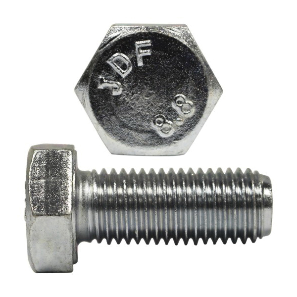 Paulin® Papco® 609-414 Fully Threaded Heat Treated Hex Head Cap Screw, M12x1.5, 30 mm L Under Head, Class 8.8 Grade, Carbon Steel, Zinc Dichromate