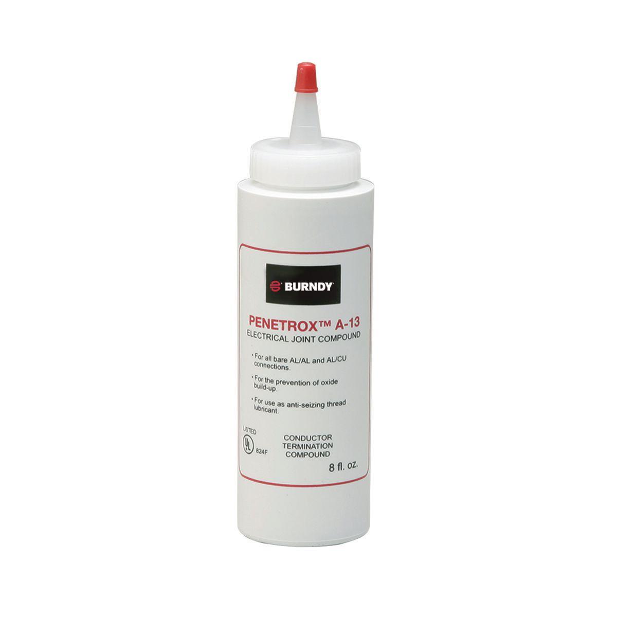 BURNDY® PENETROX™A-13 PENA138 Oxide Inhibitor Electrical Joint Compound, 8 oz Squeeze Bottle