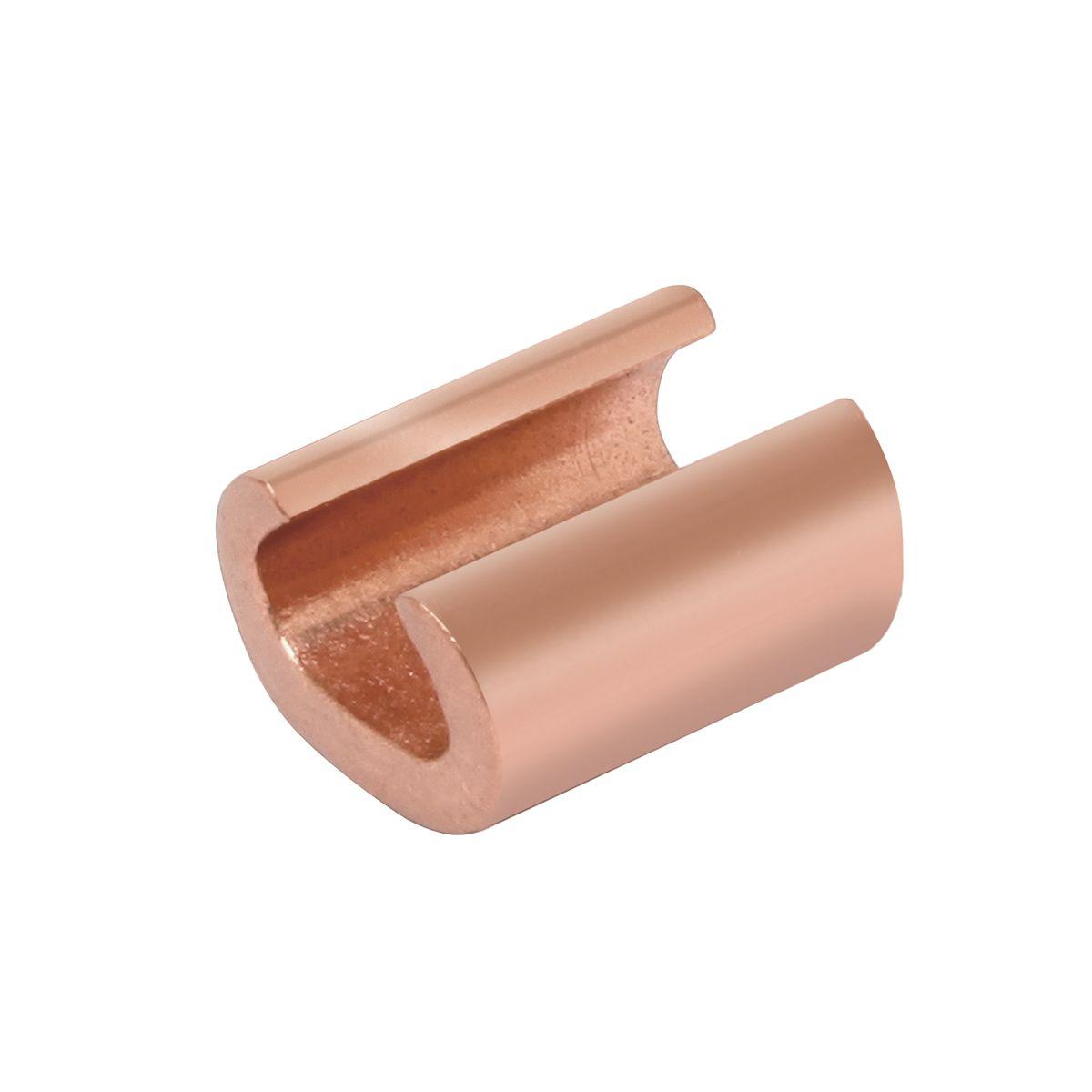 BURNDY® CRIMPIT™ YC28C26 YC-C Compression C-Tap Connector, C Shape, 4/0 to 3/0 AWG Main/Run, 2/0 to 1/0 AWG Tap, Copper