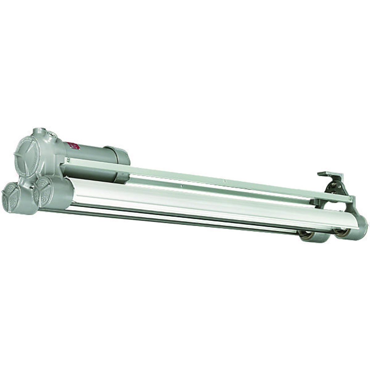 Killark® HFX-265-302 Fluorescent Fixture, (2) T8 Fluorescent Lamp, 120 to 277 VAC, Gray/Painted Housing