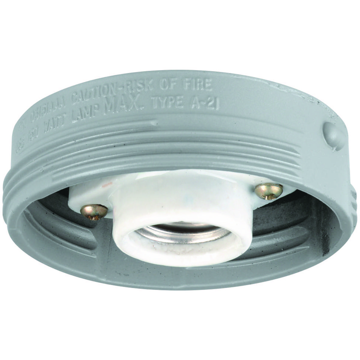 Killark® VXFC-100 N34 VFC Corrosion Resistant Light Fixture Body With VBA Adapter, For Use With V Series Lighting Fixture, 150 W Fixture, Copper Free Aluminum, Gray