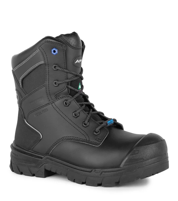 Acton A9300-11 Driller, Black | 8'' Work Boots | Inter Metatarsal Protection