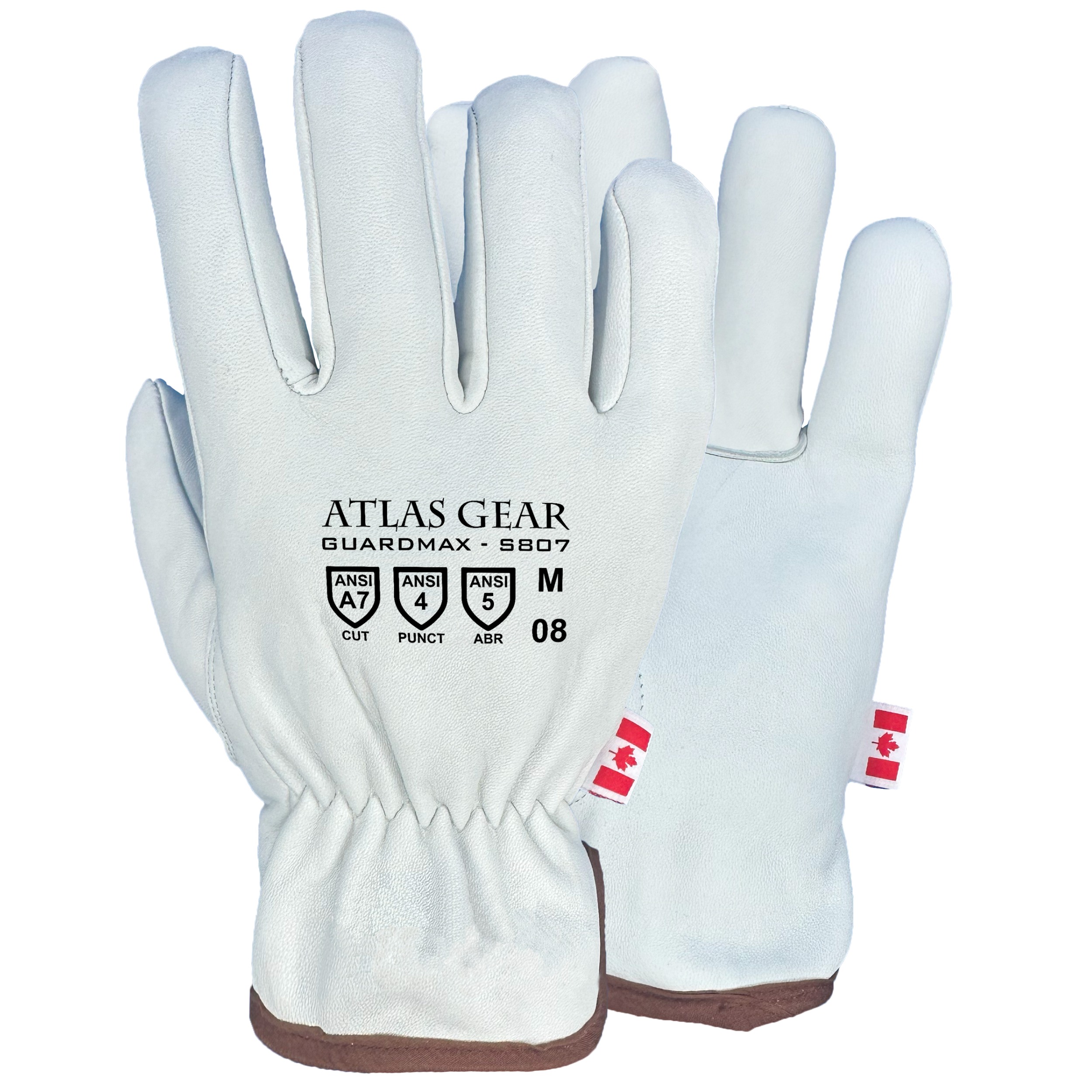Atlas GuardMax® Leather Utility Gloves - Summer (S807)