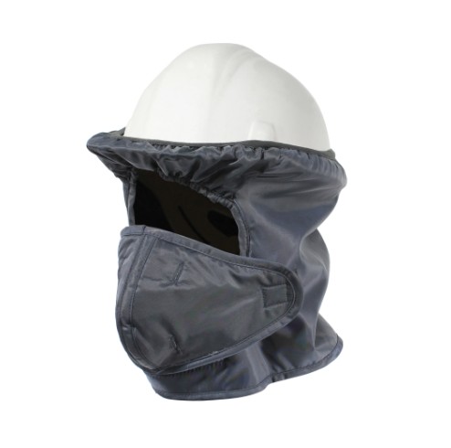 Ganka® 70-WH-25 Men's Premium Hard Hat Liner with Grey Insulated Winter Balaclava and Face Mask