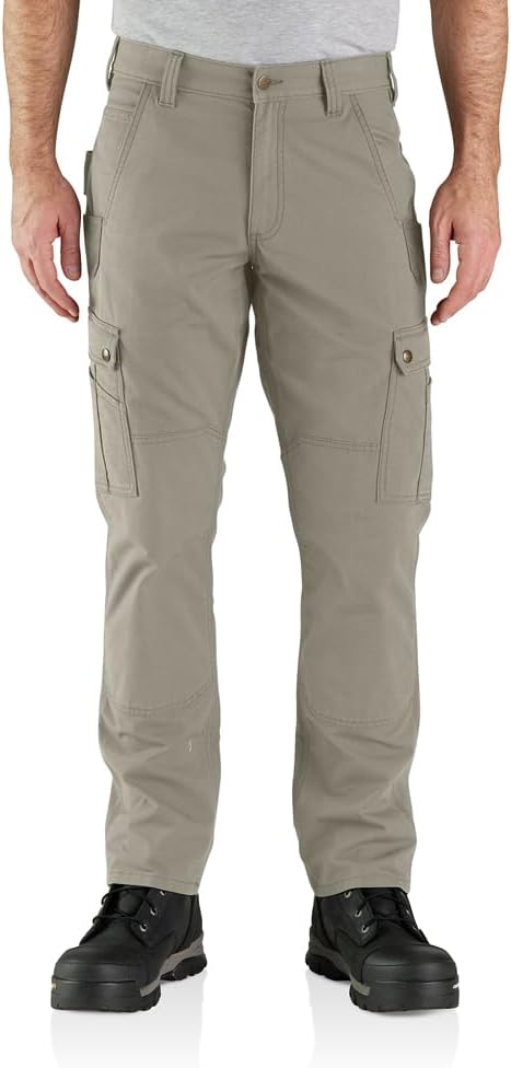 Carhartt® 105461 Relaxed Straight Ripstop Double-Front Cargo Pants, Greige, Size 40x32